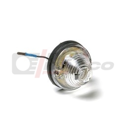 Piloto intermitente transparente completo adaptable a Dauphine, R4, 2CV, DS Break