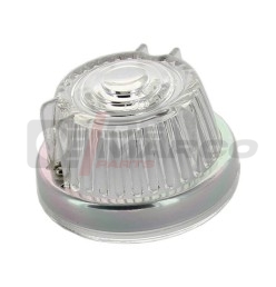 Round Transparent Turn Signal Lens with Ring for Renault 4 and Dauphine