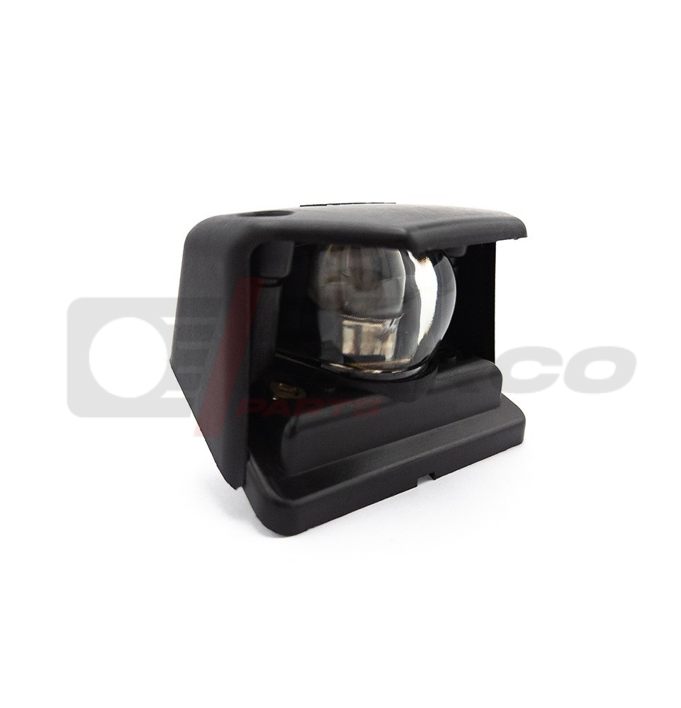 Luz de matrícula completa de plástico negro para vehículos clásicos Renault