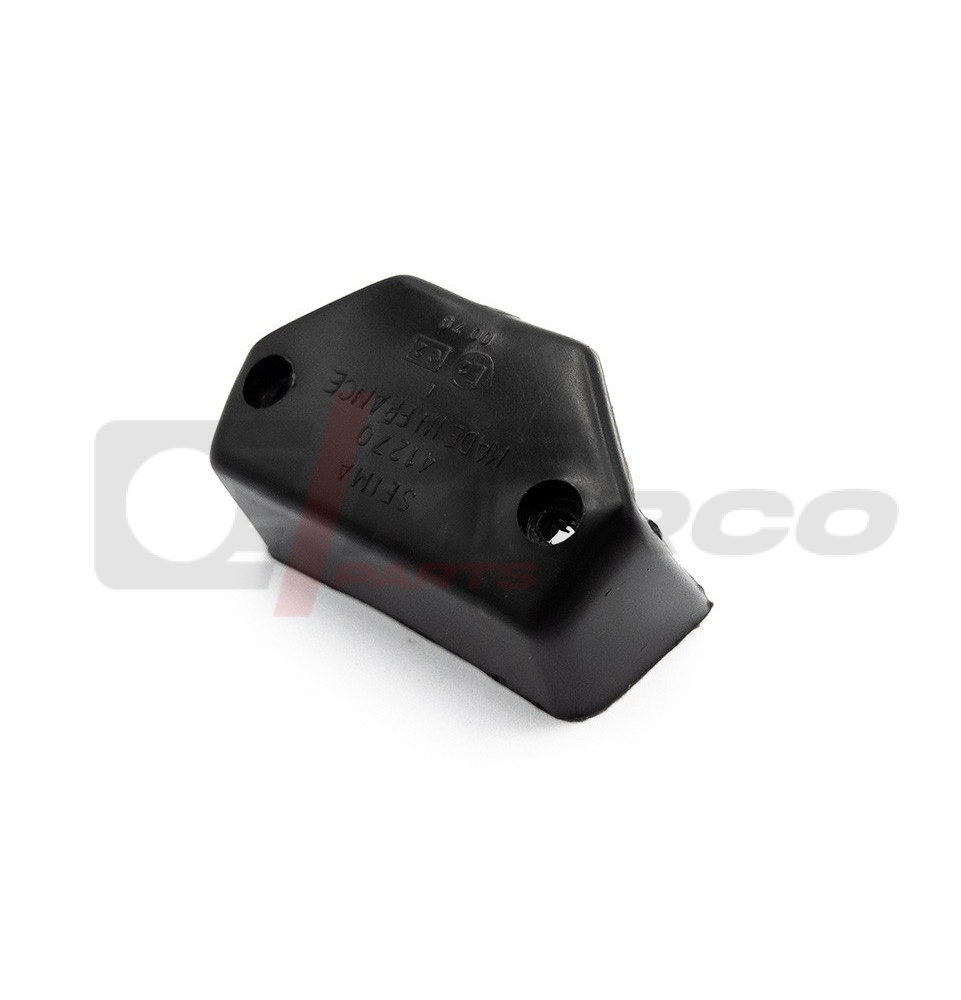 Cubierta superior de plástico negro para la luz de matrícula original de los vehículos Renault antiguos