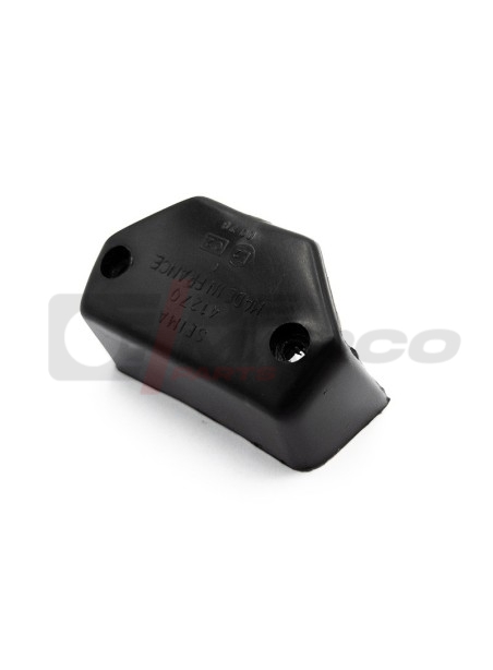 Cubierta superior de plástico negro para la luz de matrícula original de los vehículos Renault antiguos