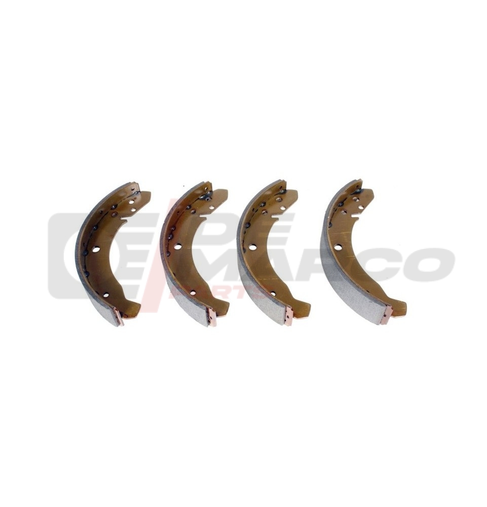 Brake shoe set rear or front for Beetle, Super Beetle, Buggy, Karmann Ghia, Thing, Porsche 924