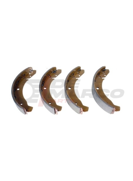 Brake shoe set rear or front for Beetle, Super Beetle, Buggy, Karmann Ghia, Thing, Porsche 924