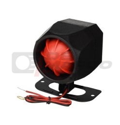 Bocina de sirena electrónica de 12 voltios y 6 tonos