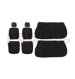 Juego de fundas de asiento de vinilo negro Renault 4