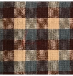Tela "Tartan" beige-gris-marrón vendida por metro para Renault 4