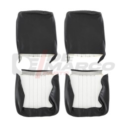 Juego de fundas de asiento de vinilo negro Renault 4 hasta 1980