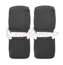 Juego de fundas de asiento de vinilo negro Renault 4 hasta 1980