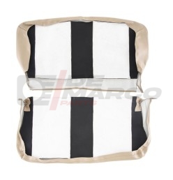 Fundas de asientos "Tartan" beige-marrón-gris para Renault 4 hasta 1980