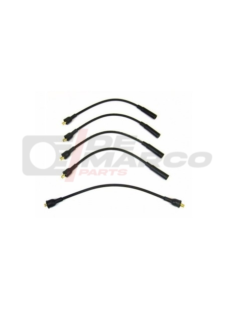 Juego de cables de encendido de silicona negra para R4, R5, Dauphine, Floride, R6...