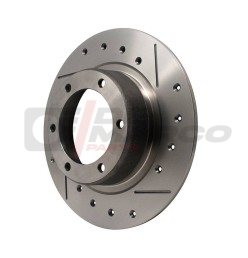 Par de discos de freno delanteros perforados para R4, R5, R6, R12, R15, R18