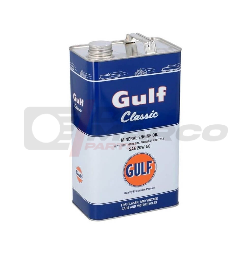 Gulf Classic 20W50 Mineral Motor Oil for Vintage Cars Gulf Classic 20W50 Mineral Motor Oil for Vintage Cars