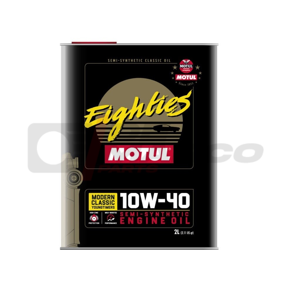 Aceite de motor semisintético multigrado Motul 10w40 ''Eighties'' para coches clásicos