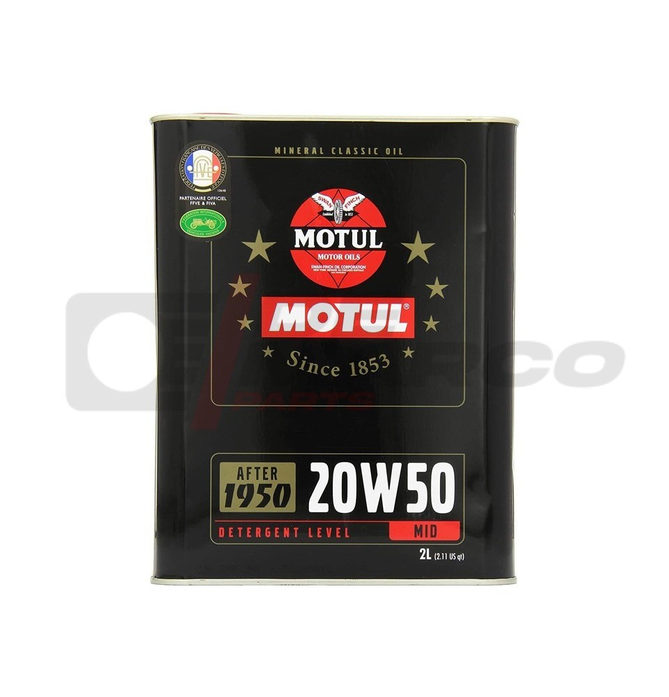 Motul 20w50 aceite de motor mineral multigrado para coches clásicos