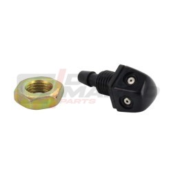 Boquilla de pulverización limpiaparabrisas con 2 chorros ajustables, adecuada para Renault 4, Citroën DS, CX, SM, BX...