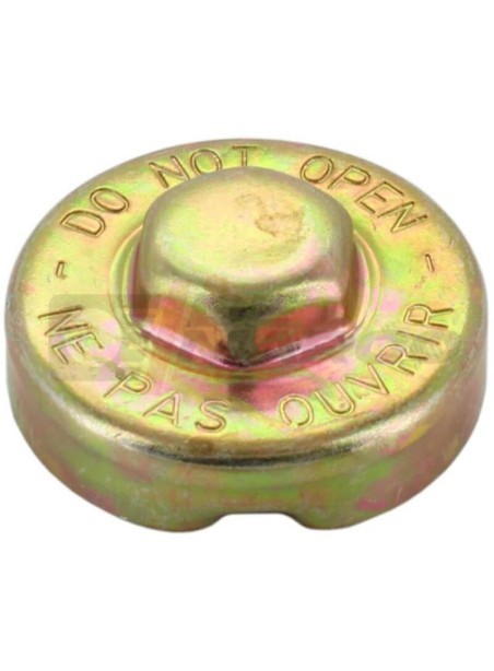 Tapón metálico para radiador de refrigeración R4