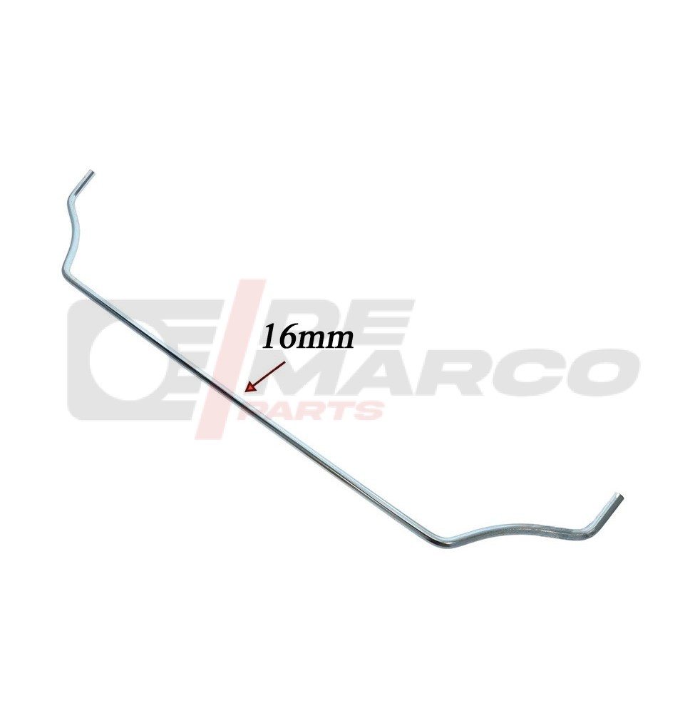 Barra Estabilizadora Delantera 16mm Galvanizada Para Renault 4 R4, R6, R4 F4, R4 F6