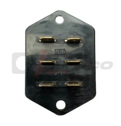 Conector eléctrico con fusible negro original para vehículos Renault antiguos