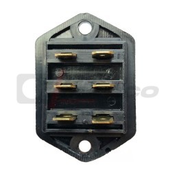 Conector eléctrico con fusible negro original para vehículos Renault antiguos