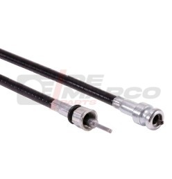 Cable de cuentakilómetros negro para vehículos de época Renault 4