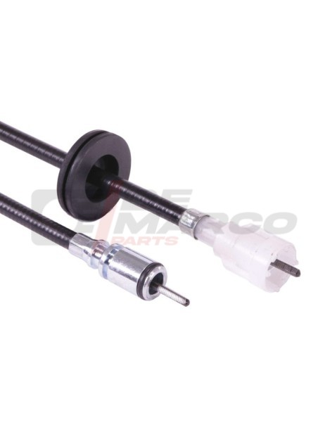 Cable de cuentakilómetros negro para vehículos de época Renault 4