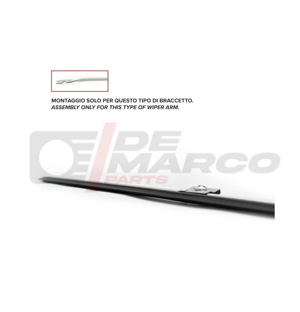 Escobilla limpiaparabrisas cromada para Renault 4