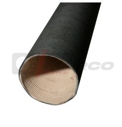 Manguera de aluminio y cartón negro para el precalentamiento de la caja del filtro
