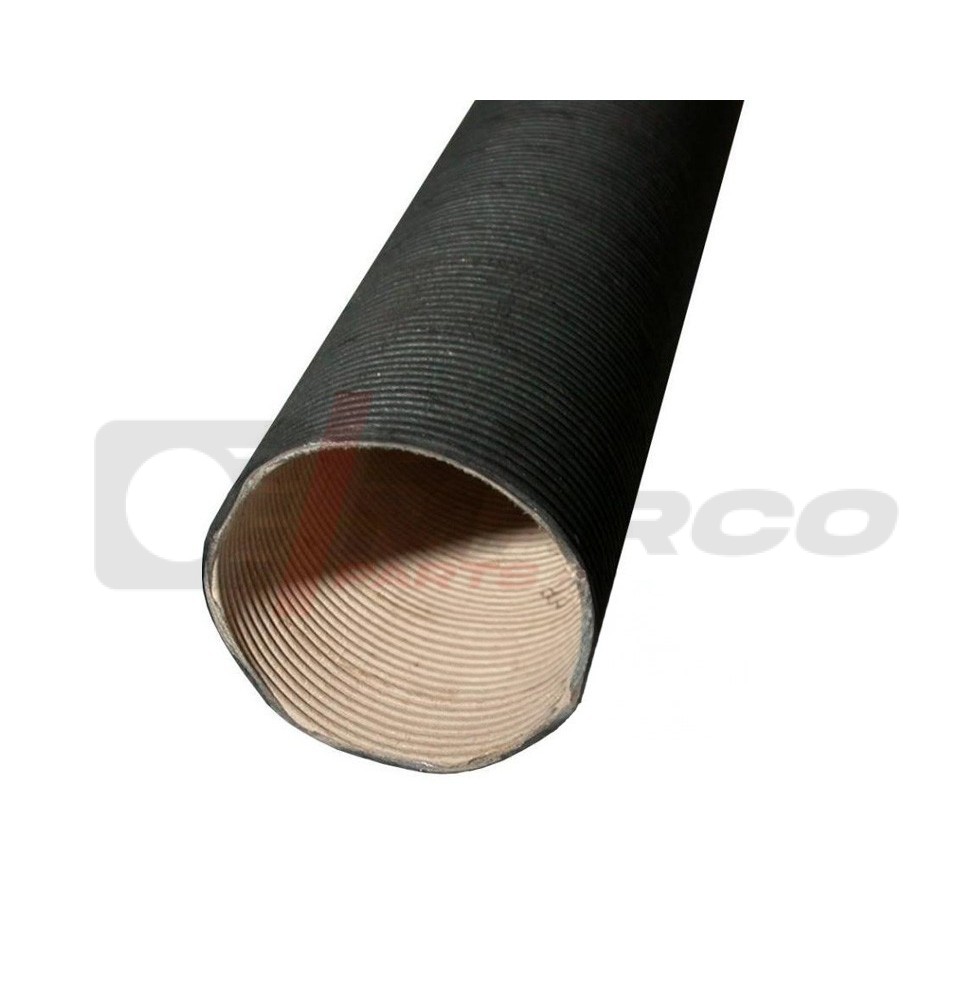 Manguera de aluminio y cartón negro para el precalentamiento de la caja del filtro