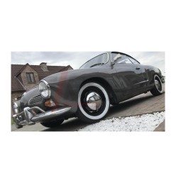 Juego de 4 bandas de neumáticos blancas (4,5 cm) con dimensión de 15