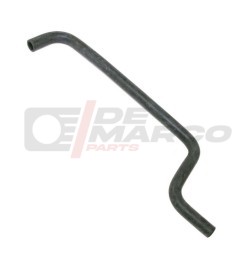 Manguera de goma gris oscura izquierda para el calentador del radiador de vehículos de época Renault 4