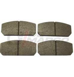 Juego de pastillas de freno delanteras, modelo Bendix para Renault Dauphine, Floride, Caravelle, Alpine A110, R8, R10