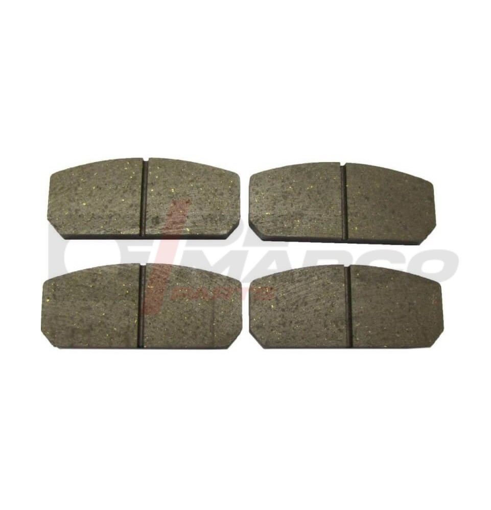 Juego de pastillas de freno delanteras, modelo Bendix para Renault Dauphine, Floride, Caravelle, Alpine A110, R8, R10