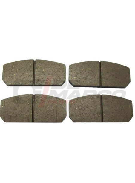 Juego de pastillas de freno delanteras, modelo Bendix para Renault Dauphine, Floride, Caravelle, Alpine A110, R8, R10