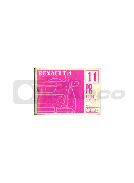 Catálogo de piezas de recambio originales Renault PDF