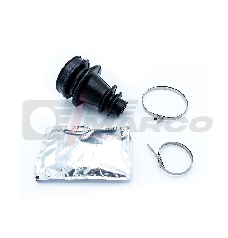 Set cuffia semiasse per lato cambio in gomma nera con accessori per veicoli d'epoca Renault