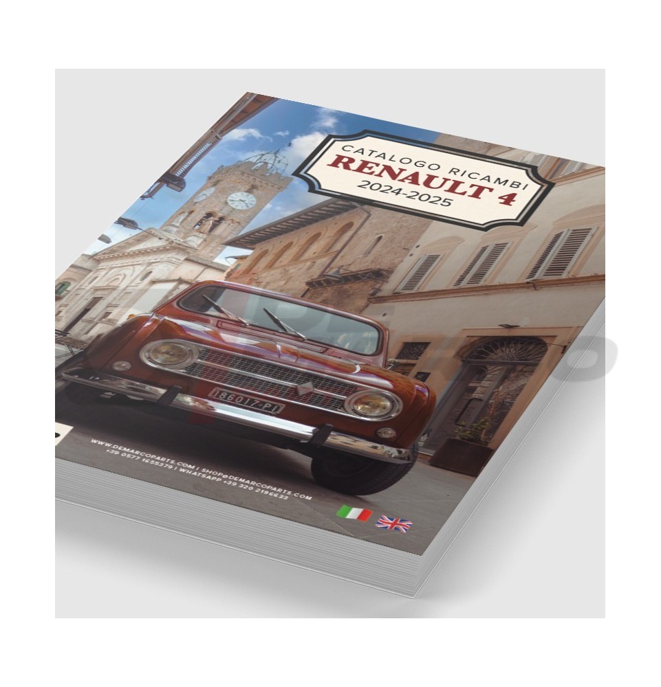 Tapa del catálogo de piezas de recambio Renault 4 2024-2025 De Marco Parts