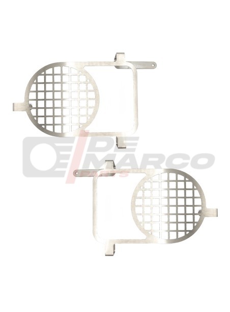 Par de rejillas de protección de faros delanteros Renault 4