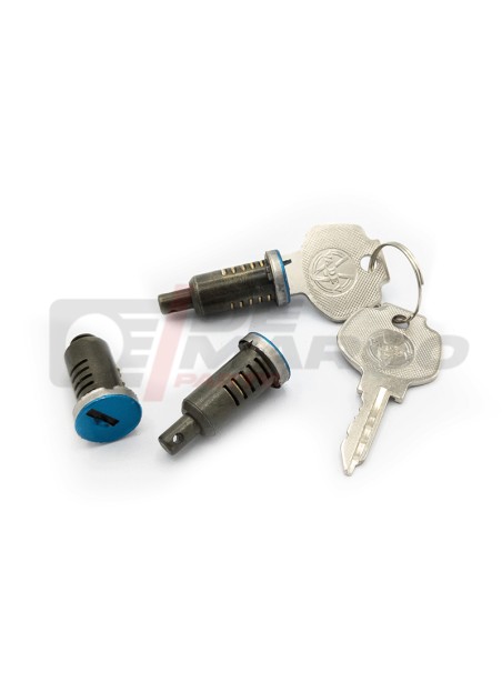 Kit completo de 3 cilindros de cerradura para puertas y portón trasero Renault 4