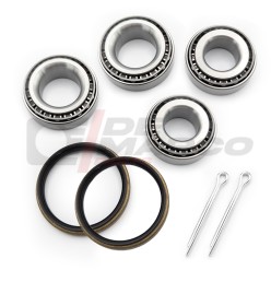 Kit de rodamientos de rueda trasera R4 desde 1976 en adelante, R5, R6, R12, R14, R15, R16, R18, Fuego