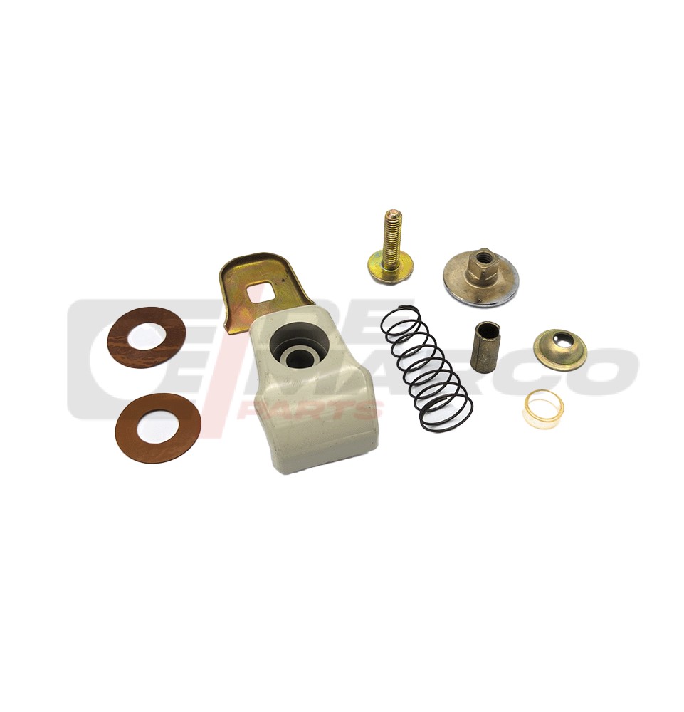Pomo beige para Renault 4 R4 con cristal corredizo perforado