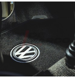 tappetino sinistro con logo volkswagen per maggiolino