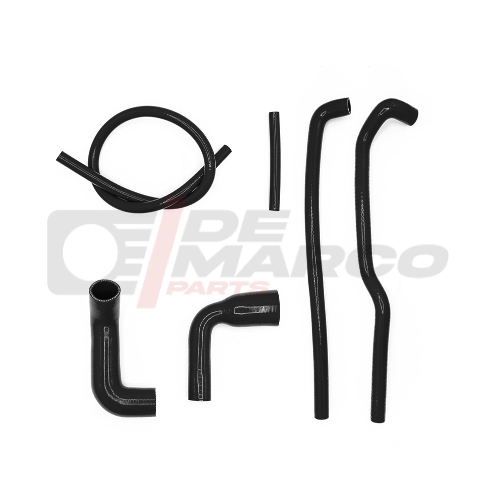 Black silicone cooling hose kit for Renault 4 845cc Black silicone cooling hose kit for Renault 4 845cc