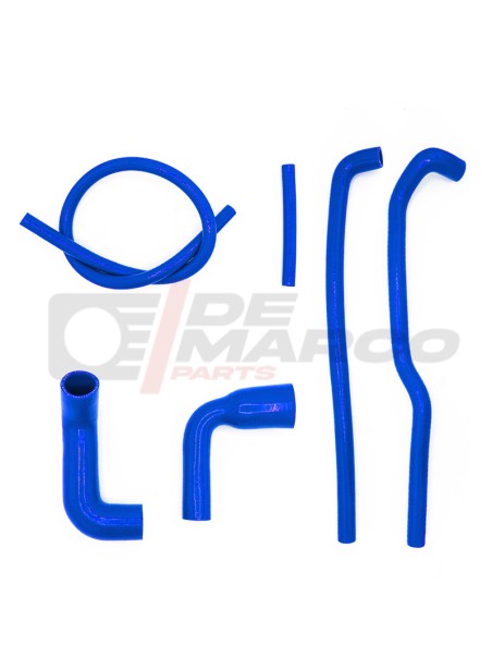 Blue silicone cooling hose kit for Renault 4 845cc