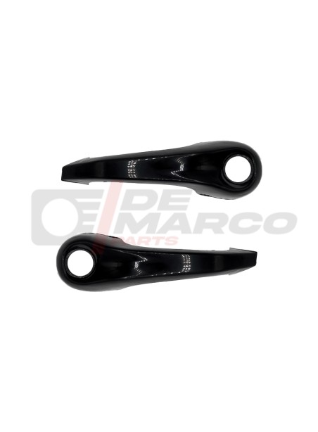 Pair of Black External Plastic Handles, Front or Rear Right Door, Renault 4, R4 F4, R4 F6