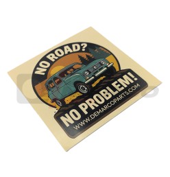 Renault sticker "No Road? No Problem!"