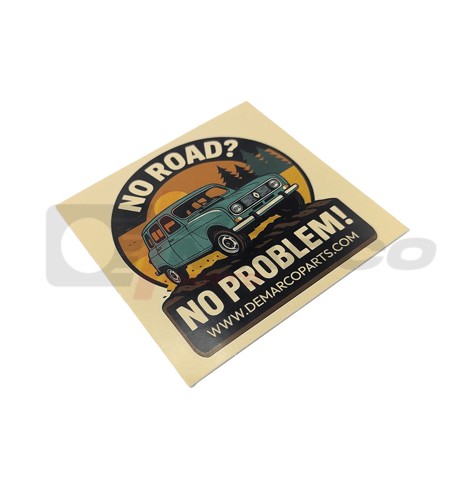 Renault sticker "No Road? No Problem!" Renault sticker "No Road? No Problem!"