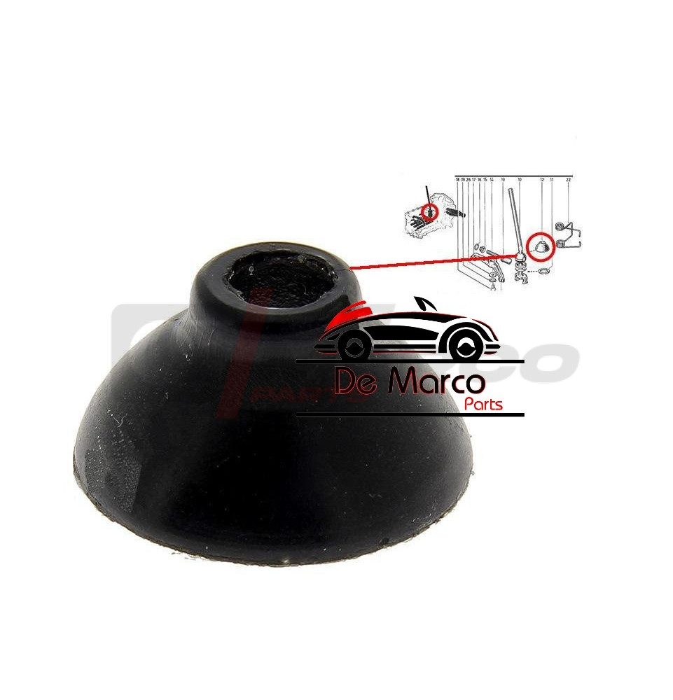 Goma de mando de la palanca de cambios Renault 4,R6