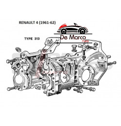 Juego de juntas de caja de cambios Renault 4 (tipo 313 - 328)