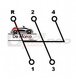 Gearbox gasket set Renault 4 (type 334)