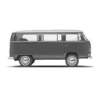 VW T2 Bus Black Rear Hood Latch – 1972-1979, Decklid Lock With Keys, Brazil